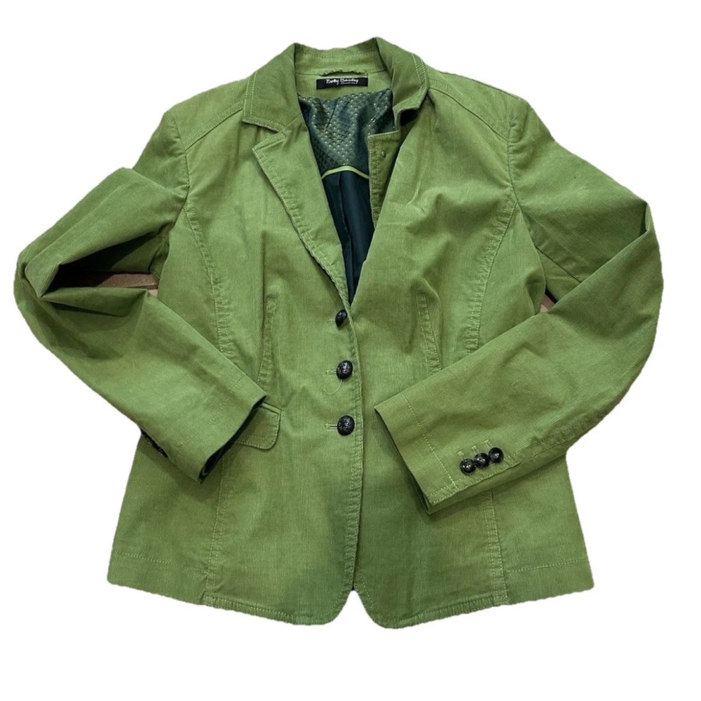 Betty Barclay Vintage Lime Green Jacket Button Suit Coat Eur38/US 6 Y2K